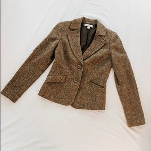 Herringbone Tweed Blazer